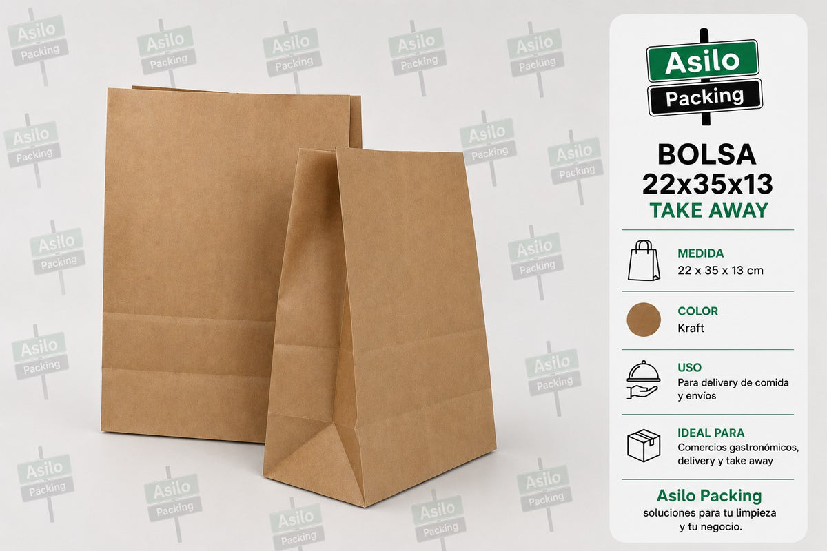 BOLSA 22x35x13 TAKE AWAY