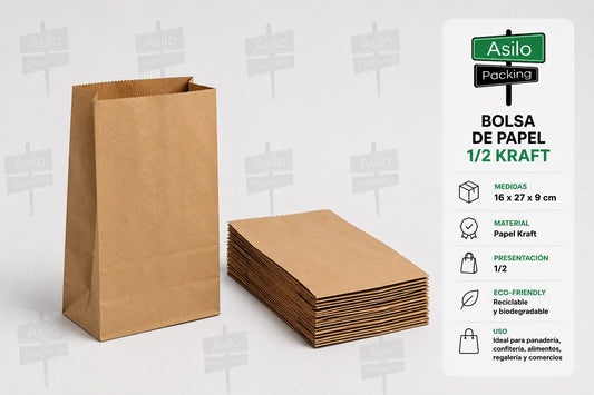 BOLSAS PAPEL 1/2 X KILO
