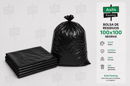 Bolsa de residuos 100X100 negra