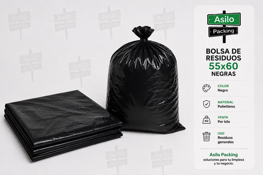 BOLSAS P/RESIDUOS 55 X 60 N
