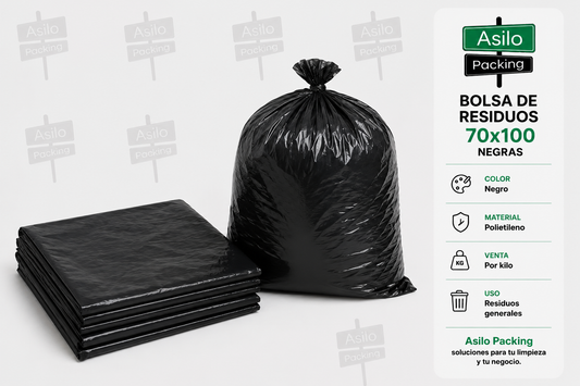 Bolsa de Residuos 70X100 negra