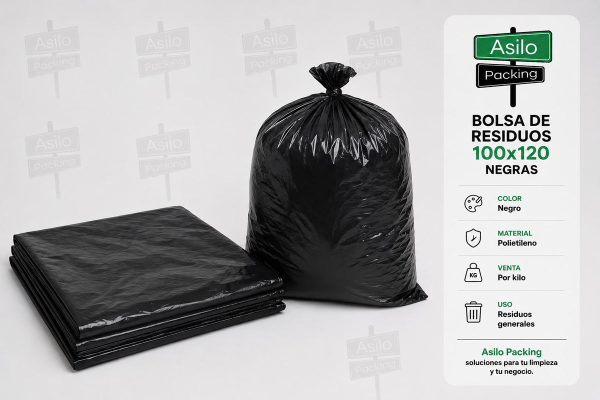 Bolsa de Residuos 100X120 negra