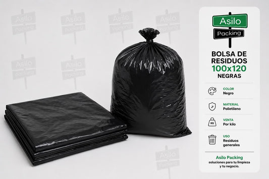Bolsa de Residuos 100X120 negra
